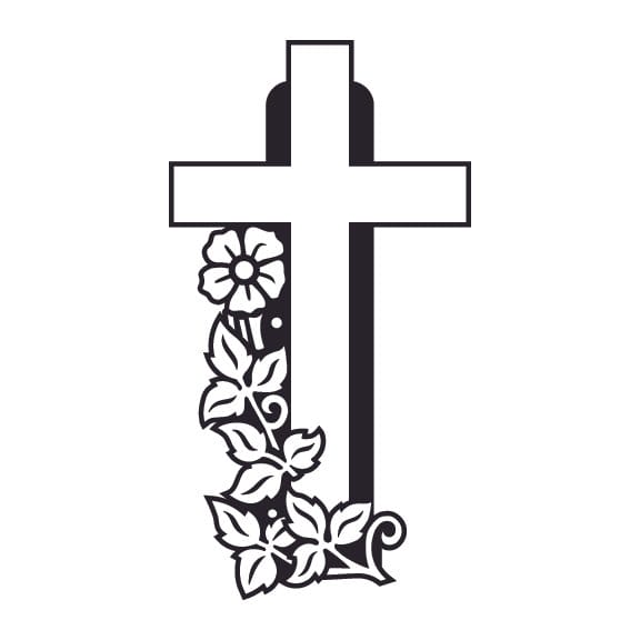 FLORAL CROSS 001 – Design Memorials